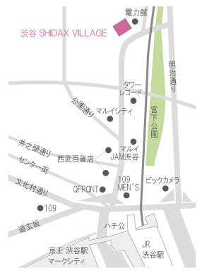 東京ウィメンズプラザ　アクセスマップ